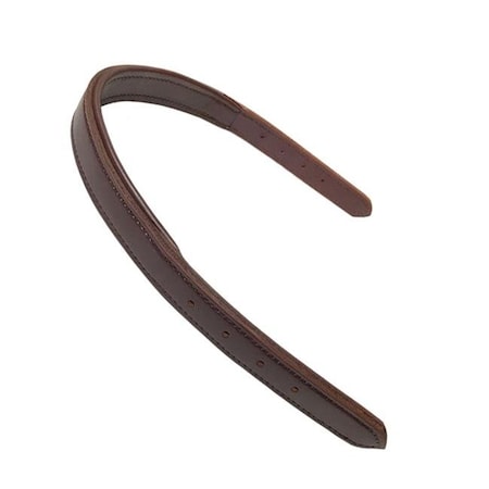 Jacks Jacks 1454-BR Padded Leather Halter Crown Strap; Brown 1454-BR